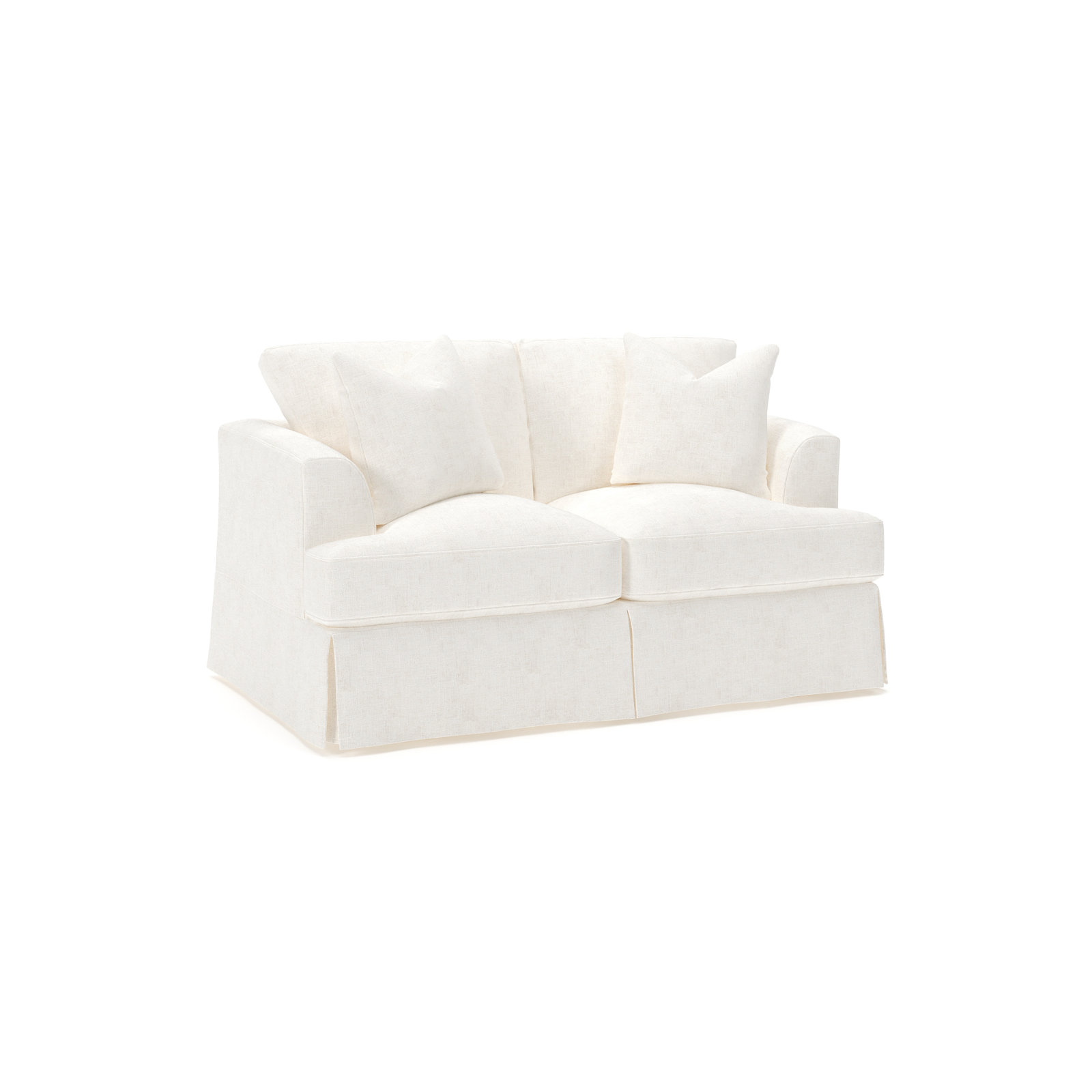 Lucia 66" Linen Loveseat, Bevin Natural Linen Blend