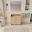 Meuble-lavabo autoportant de 36 po (35-1 / 16 po) et 2 portes d'armoire à fermeture en douceur, contreplaqué, chêne Dune (KD-PACKING)-1009921507