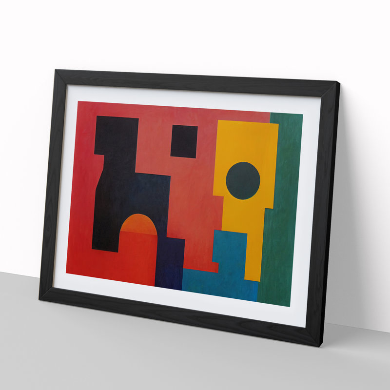 Minimalism - Framed Print, 34cm H x 46cm W, Black Framed