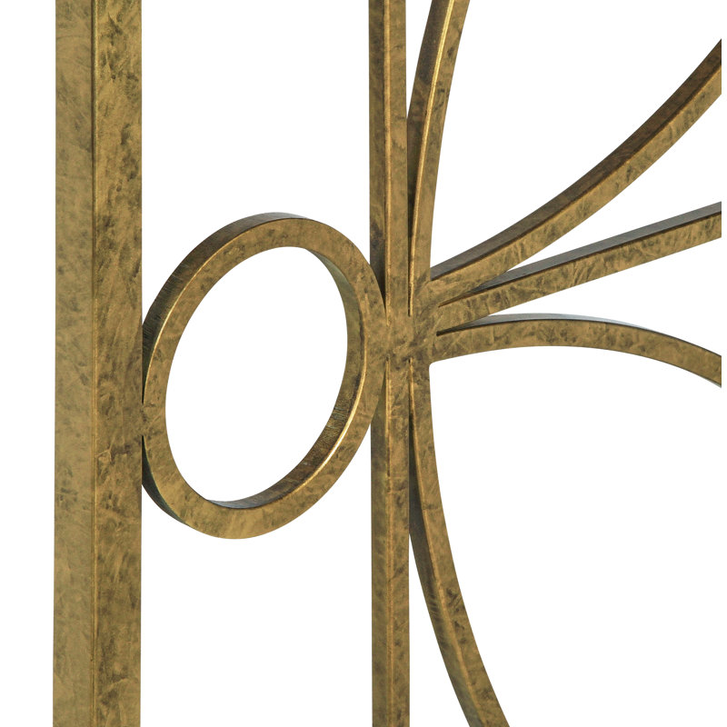 Rome Console Table, Royal Gold, Carrera Marble