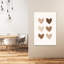 Harmonie des cœurs - Affiche murale moderne abstraite-788744422