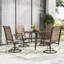 Fauteuil de patio pivotant à haut dossier-331702151