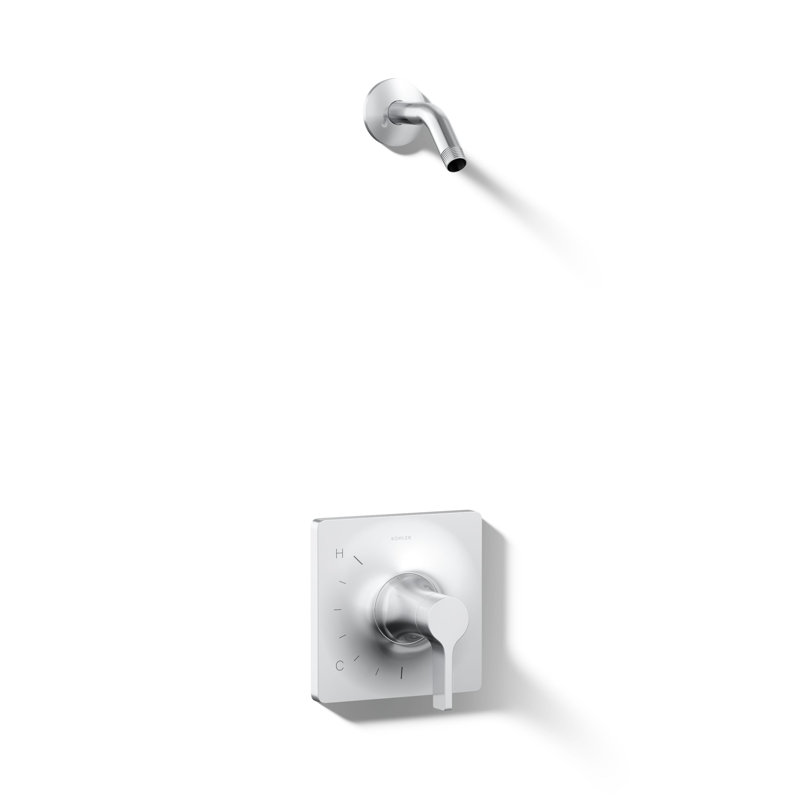 Venza Rite-Temp Shower Trim Kit, Without Showerhead, Polished Chrome