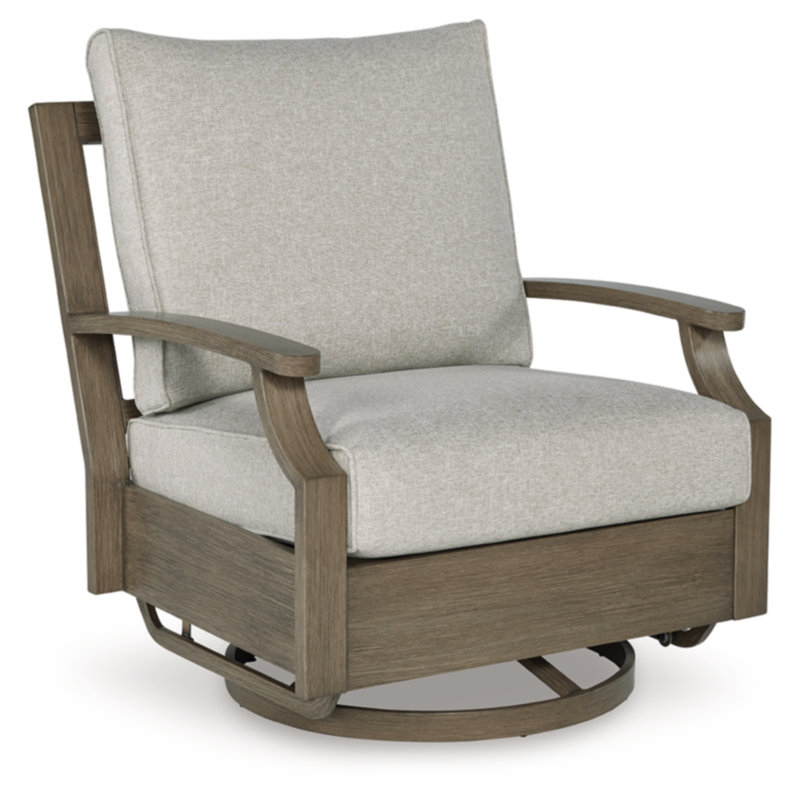 Fauteuil oscillant pivotant avec coussin Springbrook