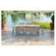 SoHo Teak Aluminum Outdoor Stacking Armchair-2048835169