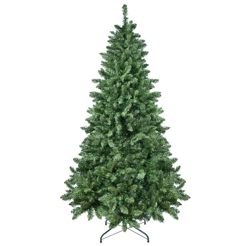 Arbre de Noël automatique en PVC avec lumières à DEL RVB contrôlées par Wifi, 6'