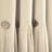 Linen Button Cotton Blend Blackout Curtain-75021105
