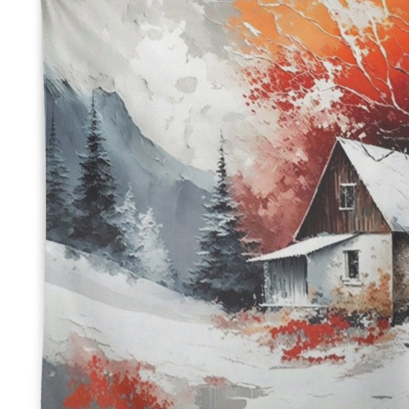 - Tapisserie murale paysage, H 50 po x l 60 po