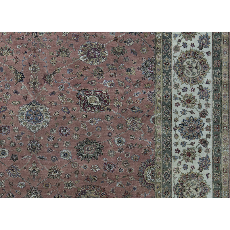 Tapis rouge noué à la main de haute qualité