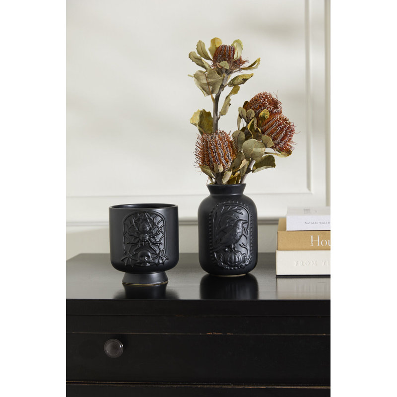 Vase Black Magic 4,5 po x 4 po x 6,5 po