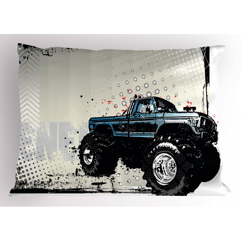 Truck Polyester Sham Set, Twin