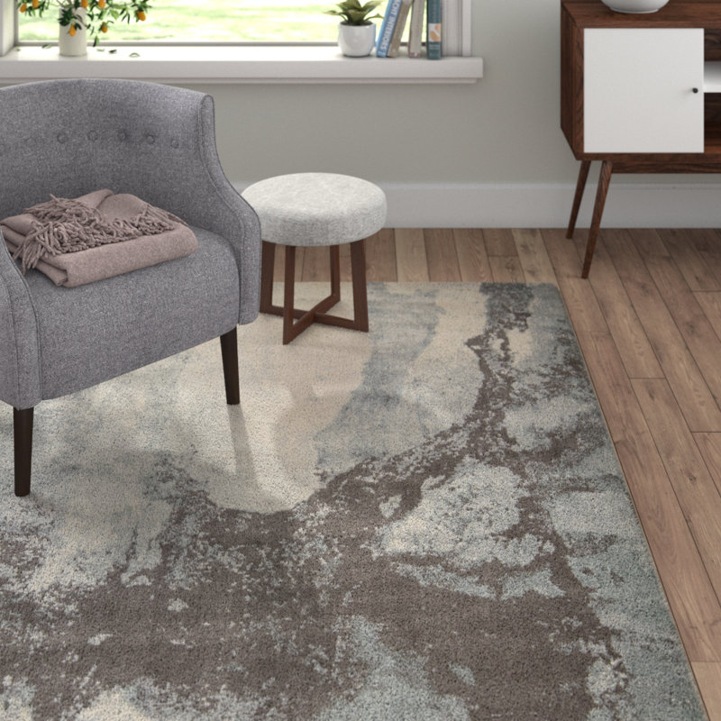 Akers Abstract Area Rug, Rectangle 168 x 244cm