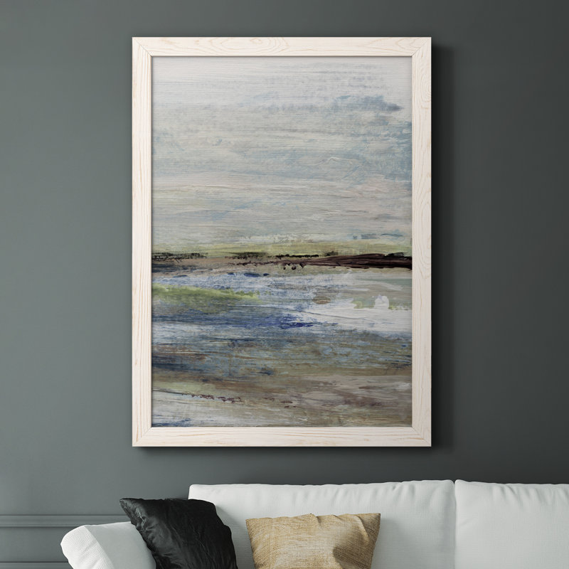 " Wetlands II " Painting Print, White, 37.5" H x 27.5" W x 1" D