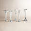 Ensemble de 5 vases à pied simple