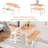 Blomkest 4 - Person Four Leg Dining Set-536499660-536499635-536499634
