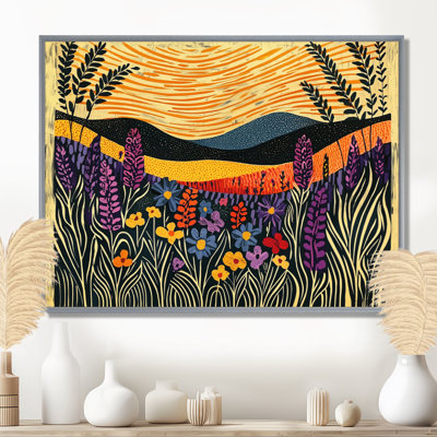 Irvyn mosaïque pré optique Hoirizon II - art mural MEADOW