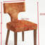 Ensemble de 2 chaises de salle à manger rembourrées en tissu, structure en bois franc-499381363