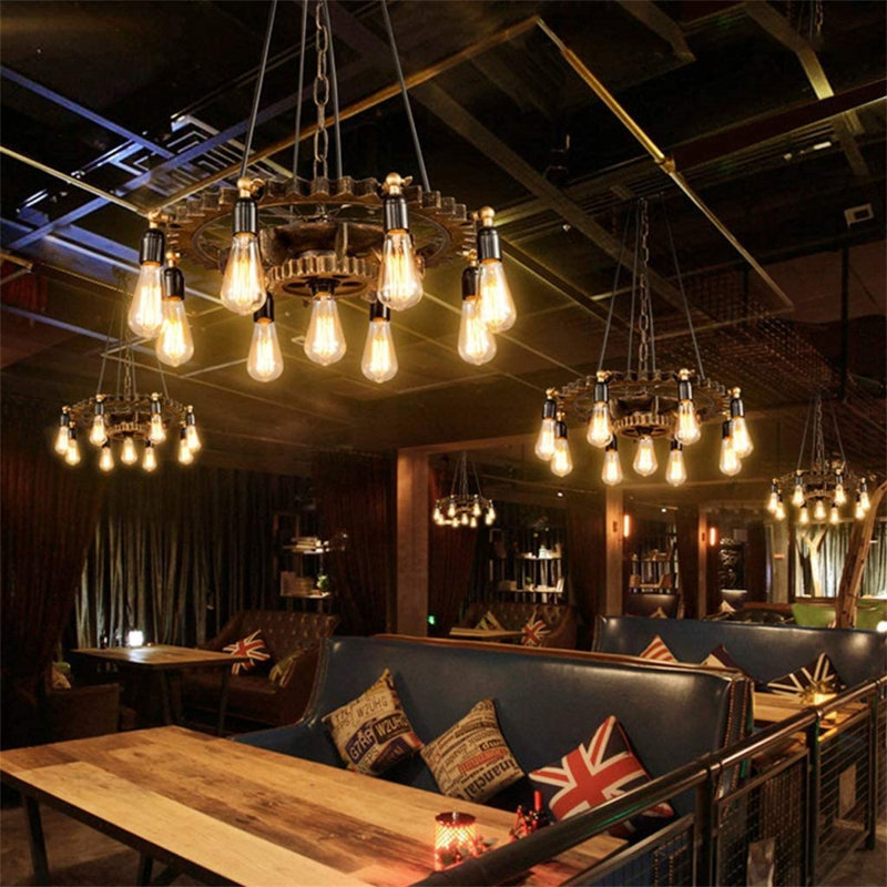 9 - Light Globe Chandelier