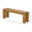 Banc d'extérieur en teck J Basicianna-1385728735