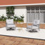 Chaises de patio pivotantes en aluminium 2 pièces-2048315846