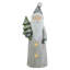 Figurine de Noël 19 po en céramique avec lumières DEL