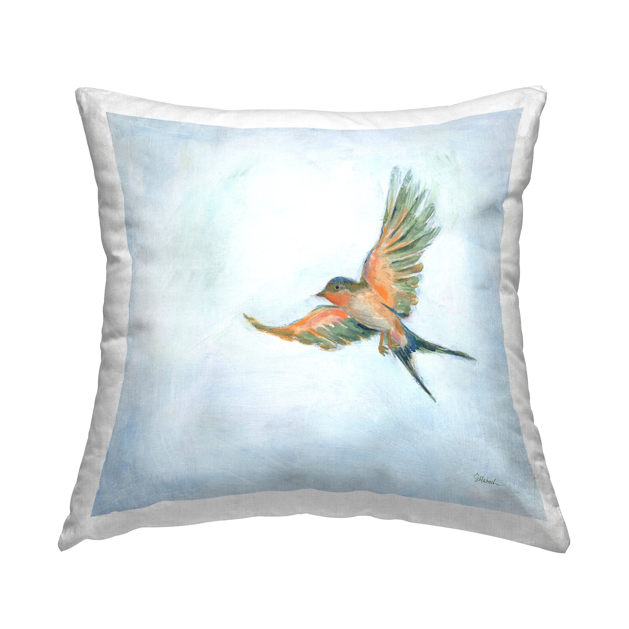 Bless international No Decorative Addition Polyester Throw Pillow