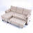 L-Shaped Reversible Chaise Sectional Sofa With Storage - Cotton-Linen-1363968771