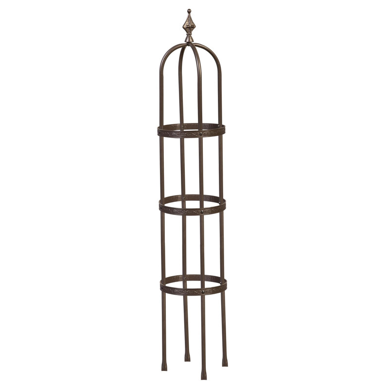 Treillis de jardin de 5 pi pour plantes grimpantes, jasmin et fleurs, Bronze