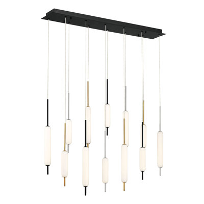 12 - Light LED Kitchen Island Pendant