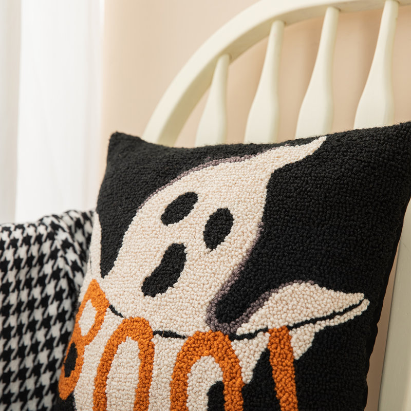 Oreiller 14 "Hooked Halloween Ghost" BOO "