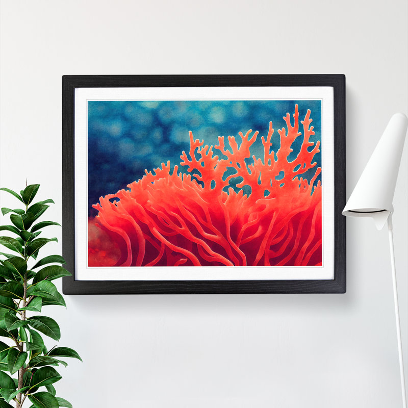 Coral Reef Vol.1 - Framed Print, Black Framed, 46cm H x 64cm W x 2cm D