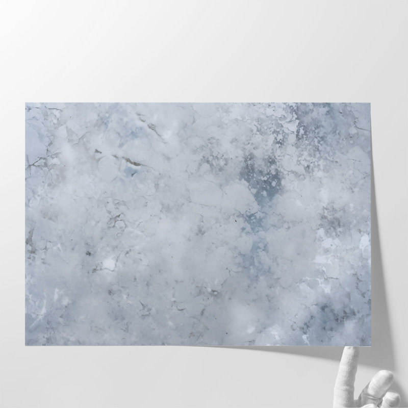 «Glacial Opaline Frost», impression murale, Toile tendue, H 8 po x l 12 po x P 1,25 po