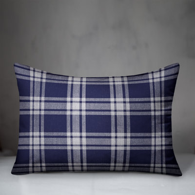 Plaid Outdoor Throw Pillow