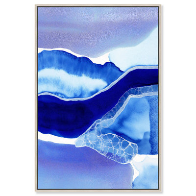 «Glacier and the Stream», impression sur toile par Art Remedy