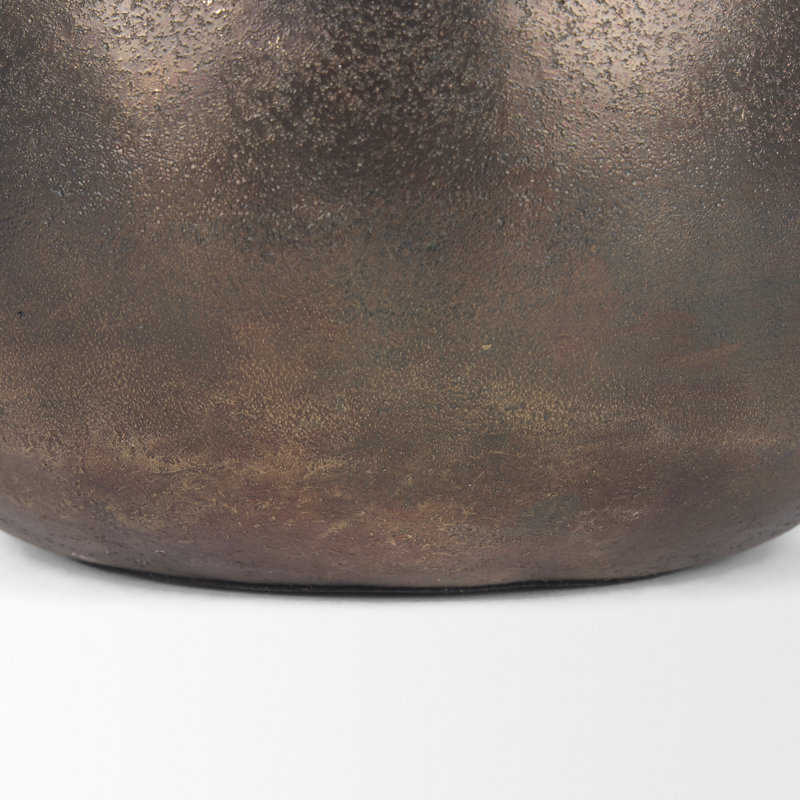 Joeisha Metal Table Vase, 8.5" H x 8.5" W x 8.5" D