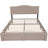 Upholstered Linen Standard Bed with Drawers-998832102