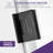 Passion 30" W x 72" H Hinged Frameless Shower Door with Tsunami Guard-55412945