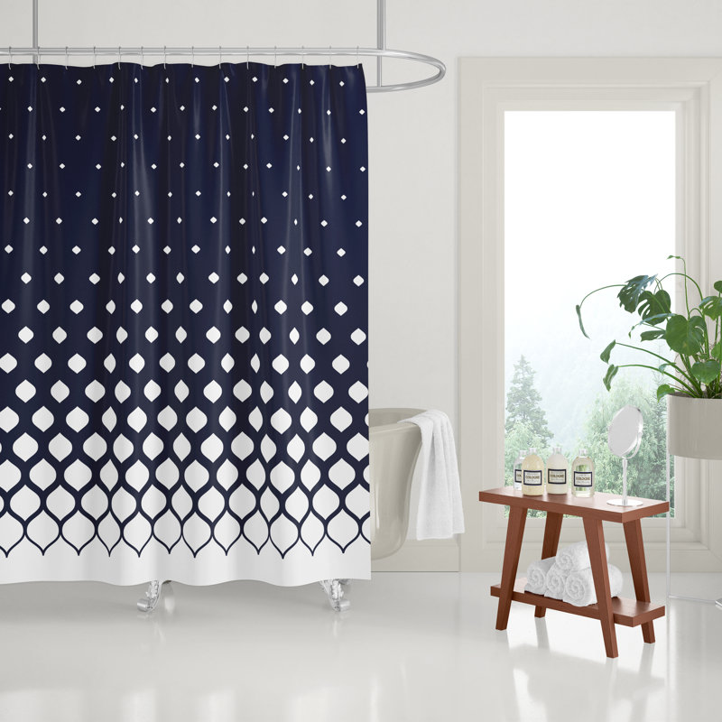 Rideau de douche Averill, Bleu marine de nuit