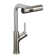 4-Modes Single Hole Single Handle Stainless Steel Kitchen Faucet With Pull -Out Sprayer