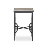 Babylon Small End Table-Lunar Marble
