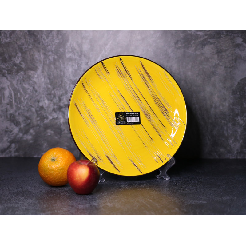 Wilmax Colourboom 18cm Round Plate 18 Cm, Yellow
