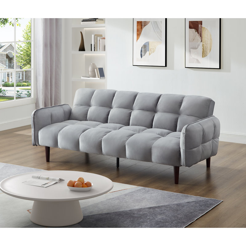 80 po Velours doux touffeté Klick Klack, Velours gris velours