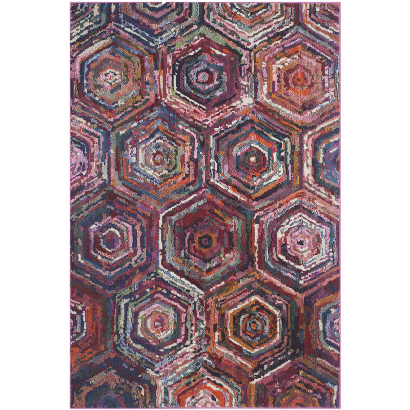 Tapis rose / mauve Chana