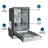 18" 52 dBA Built-In Full Console Dishwasher-45118978