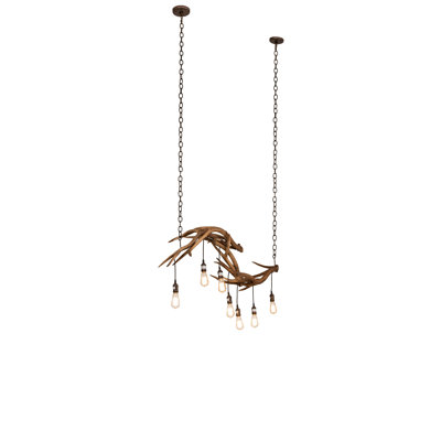 Rustic Lodge 7 - Light Chandelier