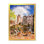 «Vintage Bikes In Amsterdam Street - Cabin & Lodge», reproduction d'art sur toile