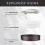 Plafonnier encastré cylindrique simple 12 po