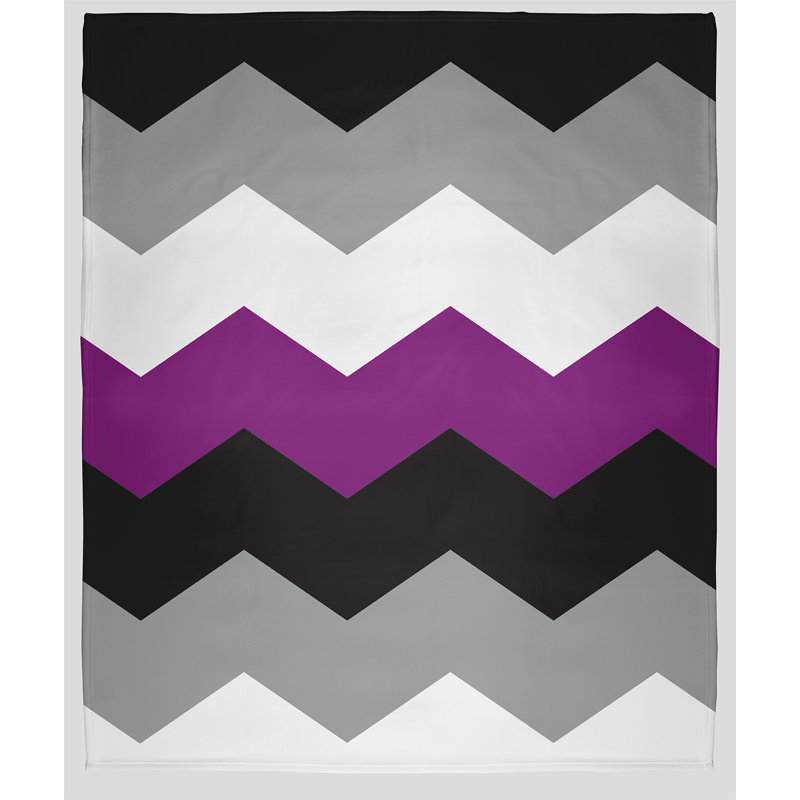 Couverture en molleton Agender Pride, L 50 po x L 60 po, Mauve