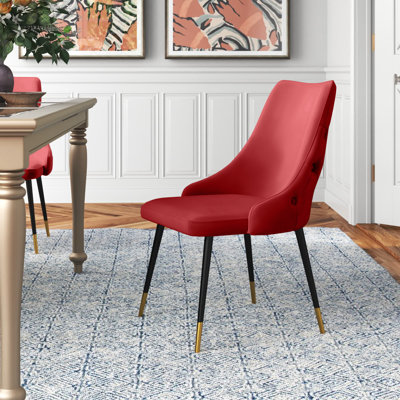 Adorn Button-Tufted Velvet Dining Chair