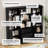 70.9'' H X 47.24'' W Standard Bookcase Set (2B+A)-124217182
